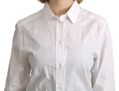 Dolce & Gabbana - Elegant White Cotton Dress Shirt