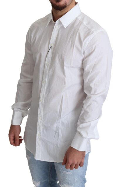 Dolce & Gabbana - Elegant White Cotton Dress Shirt