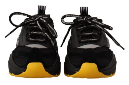 Dolce & Gabbana - Elegant Daymaster Casual Sneakers - Black/Yellow