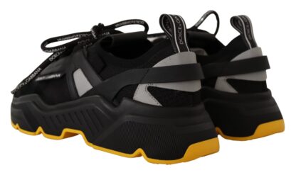 Dolce & Gabbana - Elegant Daymaster Casual Sneakers - Black/Yellow