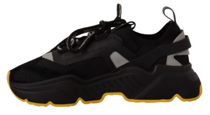 Dolce & Gabbana - Elegant Daymaster Casual Sneakers - Black/Yellow