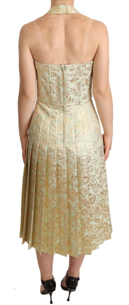 Dolce & Gabbana - Elegant Jacquard Midi A-Line Dress