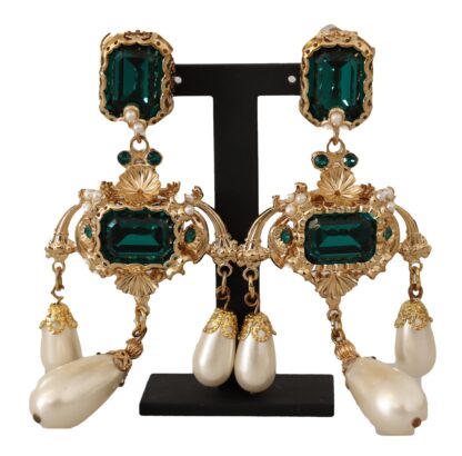 Dolce & Gabbana - Baroque-Inspired Gold Clip-on Earrings