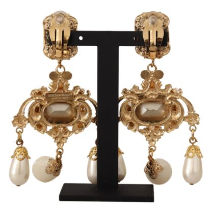 Dolce & Gabbana - Baroque-Inspired Gold Clip-on Earrings