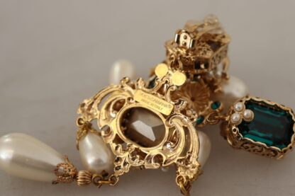 Dolce & Gabbana - Baroque-Inspired Gold Clip-on Earrings