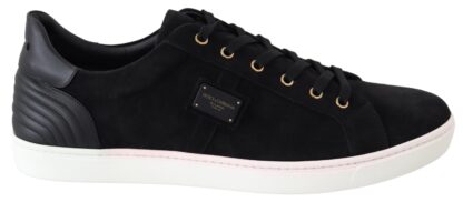 Dolce & Gabbana - Chic Black Leather Sneakers for Men