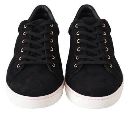 Dolce & Gabbana - Chic Black Leather Sneakers for Men