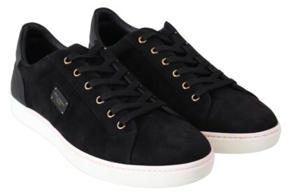 Dolce & Gabbana - Chic Black Leather Sneakers for Men