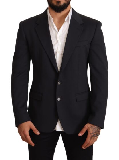 Dolce & Gabbana - Elegant Dark Blue Slim Fit Blazer