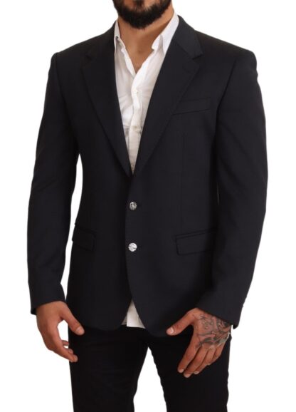 Dolce & Gabbana - Elegant Dark Blue Slim Fit Blazer