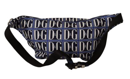 Dolce & Gabbana - Chic Blue Logo Mania Fanny Belt Bag