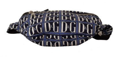 Dolce & Gabbana - Chic Blue Logo Mania Fanny Belt Bag