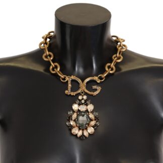 Dolce & Gabbana - Elegant Lilium Motif Statement Necklace