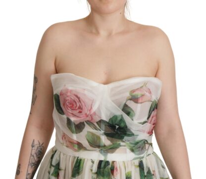 Dolce & Gabbana - Romantic Floral Silk Midi Dress