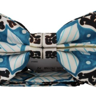 Dolce & Gabbana - Elegant Black Polka Dot Silk Bow Tie