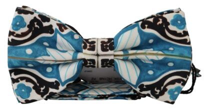 Dolce & Gabbana - Elegant Silk Bow Tie in Light Blue