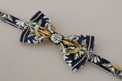 Dolce & Gabbana - Exclusive Majolica Print Silk Bow Tie