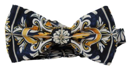 Dolce & Gabbana - Exclusive Majolica Print Silk Bow Tie