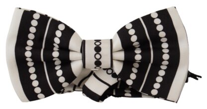 Dolce & Gabbana - Elegant Polka Dot Silk Bow Tie