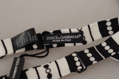 Dolce & Gabbana - Elegant Polka Dot Silk Bow Tie