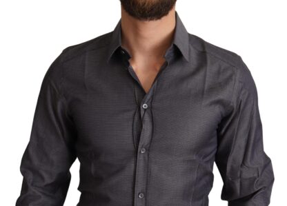 Dolce & Gabbana - Elegant Slim Fit Striped Dress Shirt