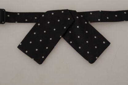 Dolce & Gabbana - Elegant Polka Dot Silk Bow Tie