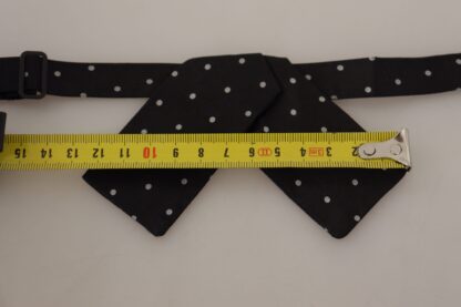 Dolce & Gabbana - Elegant Polka Dot Silk Bow Tie