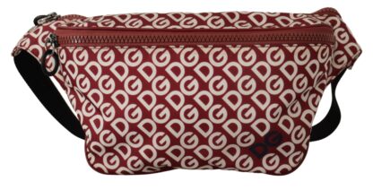 Dolce & Gabbana - Glamorous Red Logo Waist Bag Fanny Pack