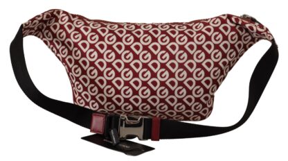 Dolce & Gabbana - Glamorous Red Logo Waist Bag Fanny Pack