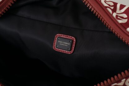 Dolce & Gabbana - Glamorous Red Logo Waist Bag Fanny Pack