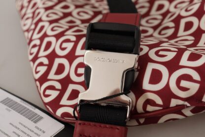 Dolce & Gabbana - Glamorous Red Logo Waist Bag Fanny Pack