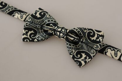 Dolce & Gabbana - Elegant Black Silk Bow Tie