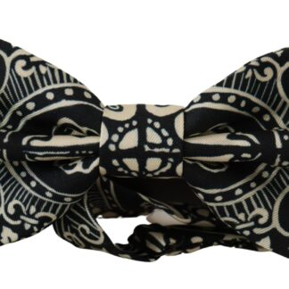 Dolce & Gabbana - Elegant Blue Silk Bow Tie