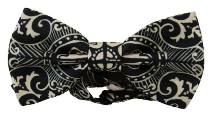 Dolce & Gabbana - Elegant Black Silk Bow Tie