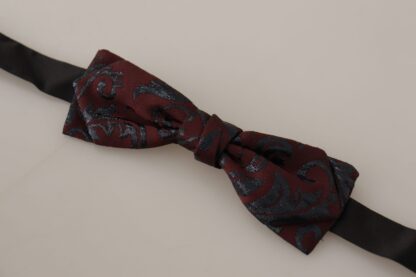 Dolce & Gabbana - Elegant Bordeaux Bow Tie