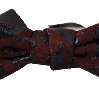 Dolce & Gabbana - Elegant Black Silk Bow Tie