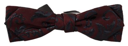 Dolce & Gabbana - Elegant Bordeaux Bow Tie