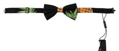 Dolce & Gabbana - Elegant Black Silk Bow Tie