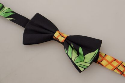 Dolce & Gabbana - Elegant Black Silk Bow Tie