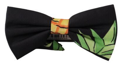 Dolce & Gabbana - Elegant Black Silk Bow Tie