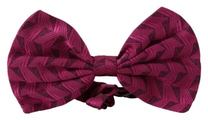 Dolce & Gabbana - Elegant Pink Silk Bow Tie