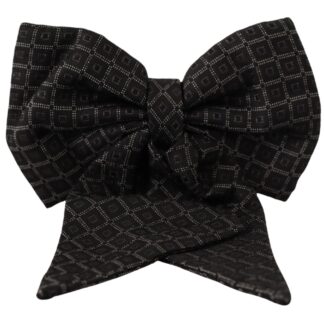 Dolce & Gabbana - Elegant Silk Black Fantasy Bow Tie