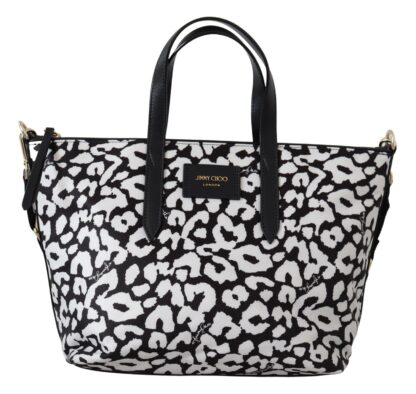 Jimmy Choo - Chic Monochrome Clutch Tote Crossbody Bag