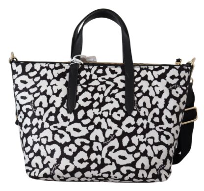 Jimmy Choo - Chic Monochrome Clutch Tote Crossbody Bag