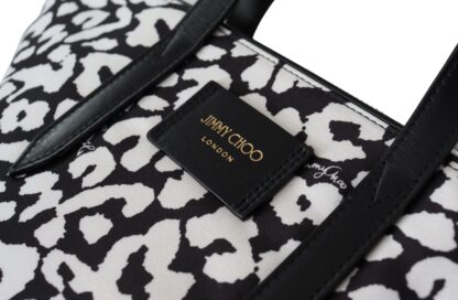 Jimmy Choo - Chic Monochrome Clutch Tote Crossbody Bag