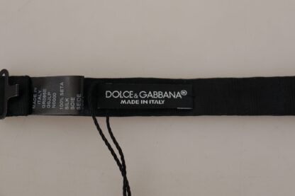 Dolce & Gabbana - Elegant Silk Black Bow Tie