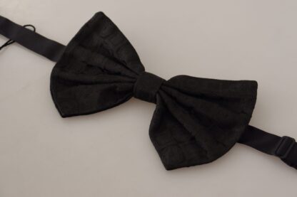 Dolce & Gabbana - Elegant Silk Black Bow Tie