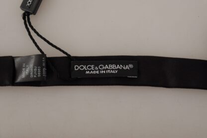 Dolce & Gabbana - Elegant Silk Black Bow Tie