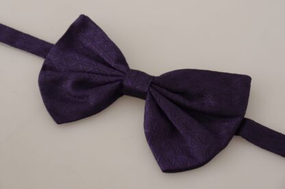 Dolce & Gabbana - Elegant Blue Silk Bow Tie