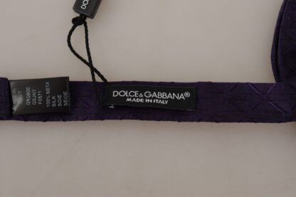 Dolce & Gabbana - Elegant Blue Silk Bow Tie